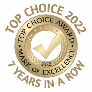 TopChoiceAwards logo year 2022 Colour